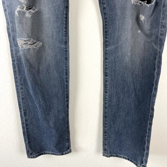 Adriano Goldschmied AG Matchbox Jeans Mens 38x34 Slim Straight Distressed NWT - Picture 3 of 15